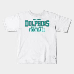 Vintage MM Dolphins Football Kids T-Shirt